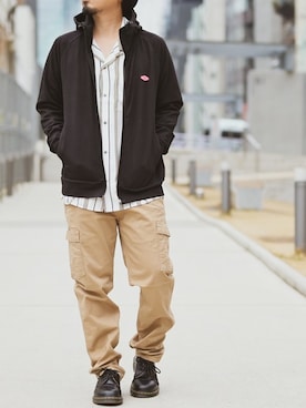 「定番スタイル」｜JOHNSCLOSETさん（メンズ・171cm）の冬コーディネート