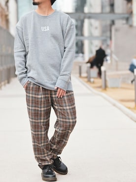 「JOHN'S CLOSET（ジョンズクローゼット）のアイテム」を使った、JOHNSCLOSETさん（メンズ・171cm）の冬コーディネート