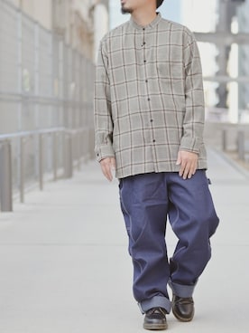 「Dickies（ディッキーズ）のアイテム（サロペット/オーバーオール）」を使った、JOHNSCLOSETさん（メンズ・171cm）の春コーディネート