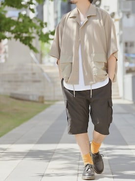 「JOHN'S CLOSET（ジョンズクローゼット）のアイテム」を使った、JOHNSCLOSETさん（メンズ・171cm）の春コーディネート