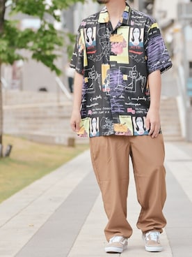 「Mark Gonzales（マーク・ゴンザレス）のアイテム」を使った、JOHNSCLOSETさん（メンズ・171cm）の春コーディネート