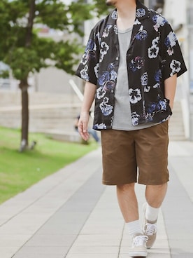 「JOHN'S CLOSET（ジョンズクローゼット）のアイテム」を使った、JOHNSCLOSETさん（メンズ・171cm）の夏コーディネート