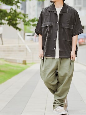 「JOHN'S CLOSET（ジョンズクローゼット）のアイテム」を使った、JOHNSCLOSETさん（メンズ・171cm）の夏コーディネート