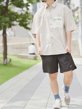 「JOHN'S CLOSET（ジョンズクローゼット）のアイテム」を使った、JOHNSCLOSETさん（メンズ・171cm）の夏コーディネート