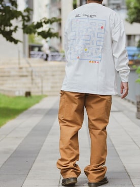 「Carhartt(カーハート)のアイテム(その他パンツ)」を使った、JOHNSCLOSETさん(メンズ・171cm)の秋コーディネート