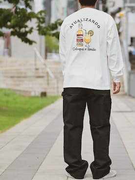 「Carhartt(カーハート)のアイテム(その他パンツ)」を使った、JOHNSCLOSETさん(メンズ・171cm)の秋コーディネート