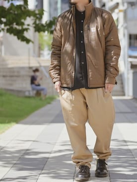 「Carhartt(カーハート)のアイテム(ジャケット/アウター)」を使った、JOHNSCLOSETさん(メンズ・171cm)の秋コーディネート