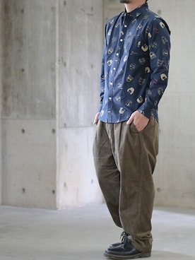 「JOHN'S CLOSET（ジョンズクローゼット）のアイテム」を使った、JOHNSCLOSETさん（メンズ・171cm）の冬コーディネート