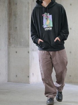 「JOHN'S CLOSET（ジョンズクローゼット）のアイテム」を使った、JOHNSCLOSETさん（メンズ・171cm）の冬コーディネート