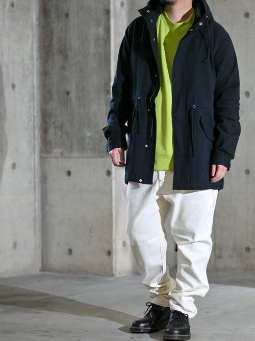 モッズコートを使ったメンズ人気ファッションコーディネート Sciaky