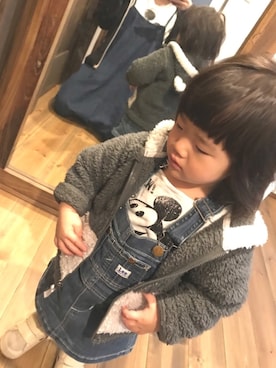 Hanaさん（キッズ・80cm）の冬コーディネート