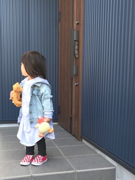 Hanaさん（キッズ・80cm）の春コーディネート