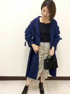 「Noble（ノーブル）のアイテム（その他アウター）」を使った、yuriさん（レディース・156cm）の秋コーディネート