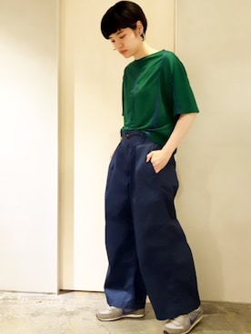 「caph（カーフ）のアイテム」を使った、えぐちさん（レディース・162cm）の夏コーディネート