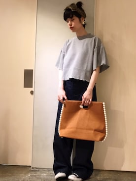 「アイテム（ヘアバンド）」を使った、えぐちさん（レディース・162cm）の夏コーディネート