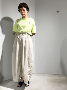 「caph（カーフ）のアイテム」を使った、えぐちさん（レディース・162cm）の春コーディネート