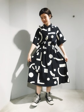 「caph（カーフ）のアイテム」を使った、えぐちさん（レディース・162cm）の夏コーディネート
