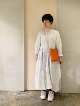 「FILA（フィラ）のアイテム（シューズ）」を使った、えぐちさん（レディース・162cm）の春コーディネート