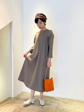 「OLIKA（オリカ）のアイテム」を使った、えぐちさん（レディース・162cm）の春コーディネート