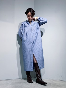 「caph（カーフ）のアイテム（アクセサリー）」を使った、えぐちさん（レディース・162cm）の冬コーディネート