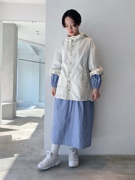 「FILA」｜えぐちさん（レディース・162cm）の冬コーディネート