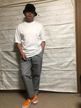 「アイテム（トップス）」を使った、ryuzouさん（メンズ・170cm・50代）の夏コーディネート