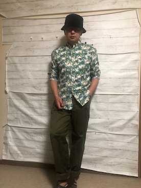 「アイテム（トップス）」を使った、ryuzouさん（メンズ・170cm・50代）の夏コーディネート