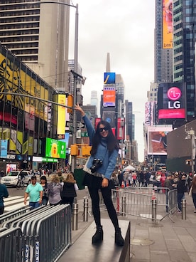 「Times square」｜MMMeiying _erさん（レディース・165cm）の秋コーディネート
