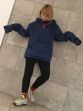 「WEAR」｜「アイテム（ブルゾン）」を使った、ARISAさん（レディース・159cm）の秋コーディネート