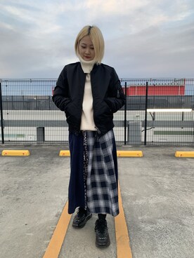 ARISAさん（レディース・160cm）の冬コーディネート