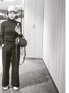 「CONVERSE（コンバース）のconverse（コンバース） ALL STAR OX（オールスターOX）（スニーカー）」を使った、MFさん（レディース・155cm）の冬コーディネート