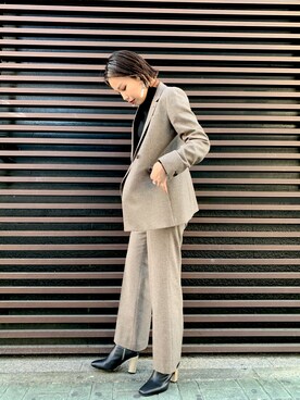 ブーティを使った 高身長コーデ の人気ファッションコーディネート Wear