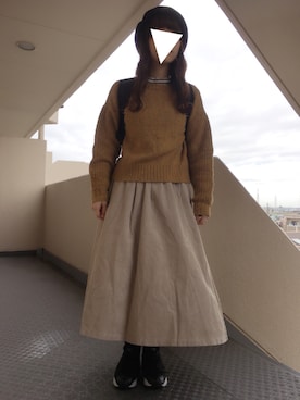 「靴下屋（クツシタヤ）の靴下屋/ 110デニール プレミアムタイツ M～Lサイズ（タイツ/ストッキング）」を使った、riipさん（レディース・158cm）の冬コーディネート