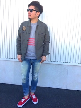 「M.Nii（エムニーイ）のアイテム」を使った、yosukeさん（メンズ・172cm）の冬コーディネート