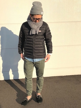 yosukeさんの「BAYFLOW／【Artex knitting mills(アーテックスニッティングミルズ)】BEENIE　17AW」を使ったコーディネート