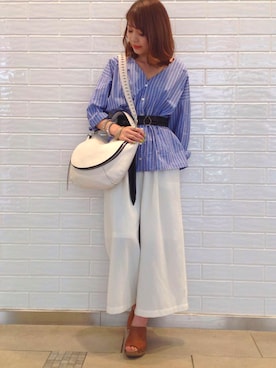 「PAPILLONNER（パピヨネ）のアイテム」を使った、minimi_nln0804 さん（レディース・151cm）の春コーディネート