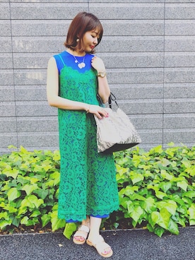 「PAPILLONNER（パピヨネ）のアイテム（シューズ）」を使った、minimi_nln0804 さん（レディース・151cm）の春コーディネート