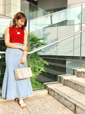 「PAPILLONNER（パピヨネ）のアイテム（シューズ）」を使った、minimi_nln0804 さん（レディース・151cm）の春コーディネート
