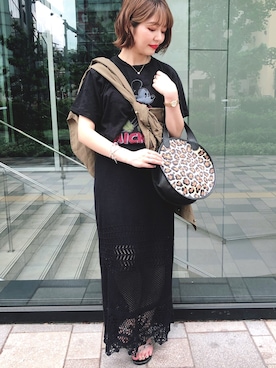 「PAPILLONNER（パピヨネ）のアイテム（シューズ）」を使った、minimi_nln0804 さん（レディース・151cm）の春コーディネート
