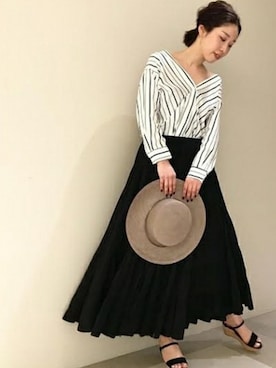 「MARIHA（マリハ）のアイテム」を使った、aoiさん（レディース・162cm）の夏コーディネート