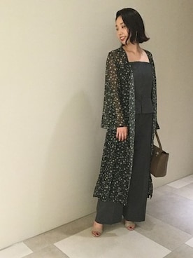 「Noble（ノーブル）のアイテム（オールインワン・サロペット）」を使った、aoiさん（レディース・162cm）の夏コーディネート