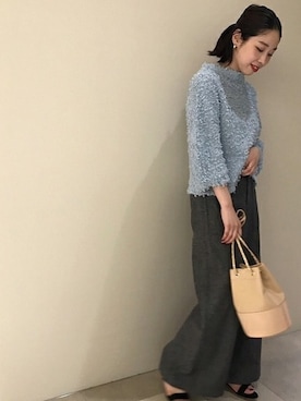 「Noble（ノーブル）のアイテム（サンダル）」を使った、aoiさん（レディース・162cm）の秋コーディネート