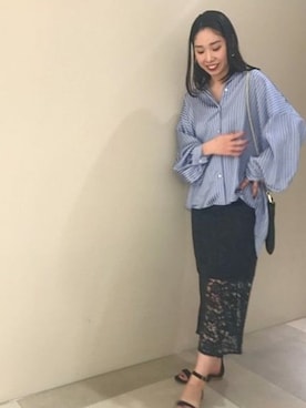 「SMIR NASLI（サミールナスリ）のアイテム」を使った、aoiさん（レディース・162cm）の春コーディネート