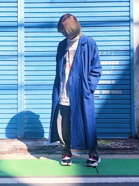 「STOF（ストフ）のアイテム」を使った、ちゃまさん（レディース・155cm）の春コーディネート