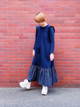 「Avail（アベイル）のアイテム（シューズ）」を使った、ちゃまさん（レディース・155cm）の夏コーディネート