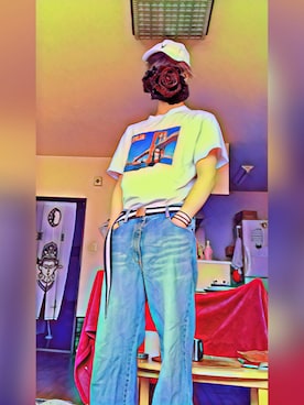 「ALIFE（エーライフ）のアイテム」を使った、あおさんさん（メンズ・170cm）の夏コーディネート