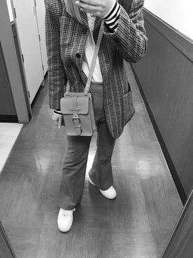 「BALLSEY（ボールジィ）のアイテム（ジャケット/アウター）」を使った、ashさん（レディース・158cm）の春コーディネート