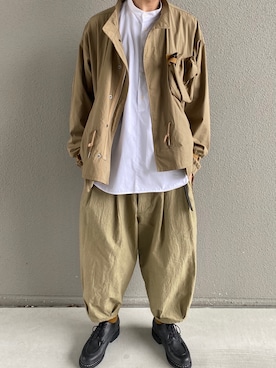 「パラブーツ」｜「アイテム（ブルゾン）」を使った、ikoan811さん（メンズ・177cm）の春コーディネート
