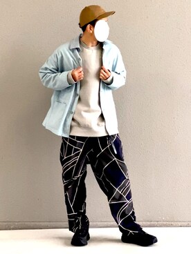 「Days（デイズ）のアイテム（カバーオール）」を使った、ikoan811さん（メンズ・177cm）の春コーディネート
