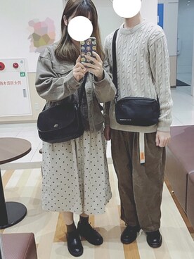 「ネイル」｜「アイテム（ブルゾン）」を使った、mi🌿さん（レディース・162cm）の秋コーディネート